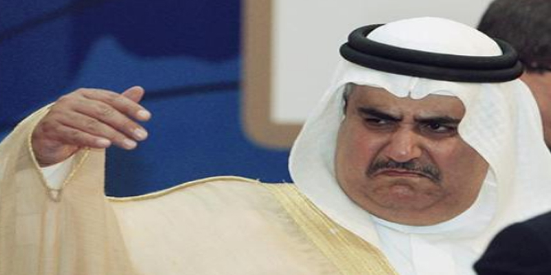 وزير خارجية البحرين: قضية فلسطين جانبية وليس من المفيد الاختلاف مع أمريكا بشأنها